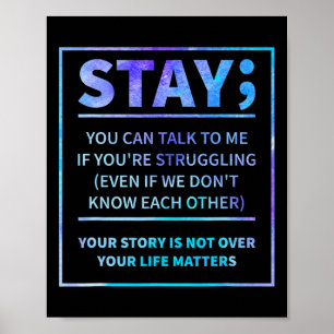 Poster Semicolon de la prévention de la sensibilisation S