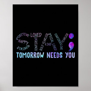 Poster Semicolon Séjour Demain A Besoin De Vous