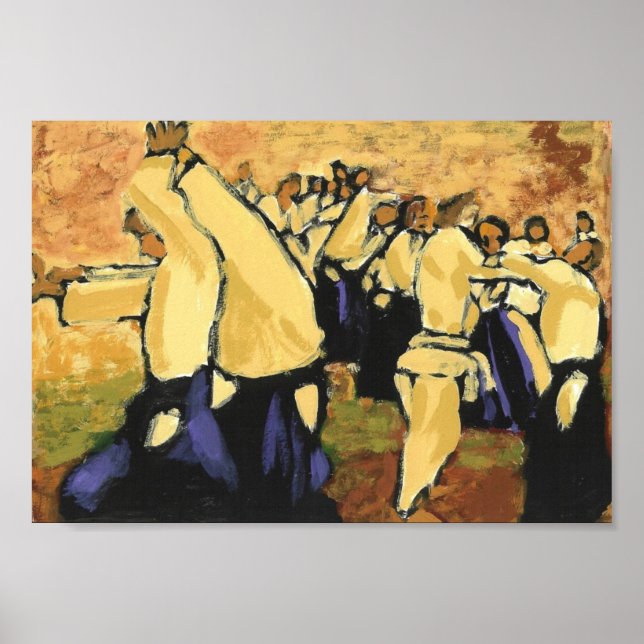 Poster Séminaire Ochre Aikido Esquisse (Devant)