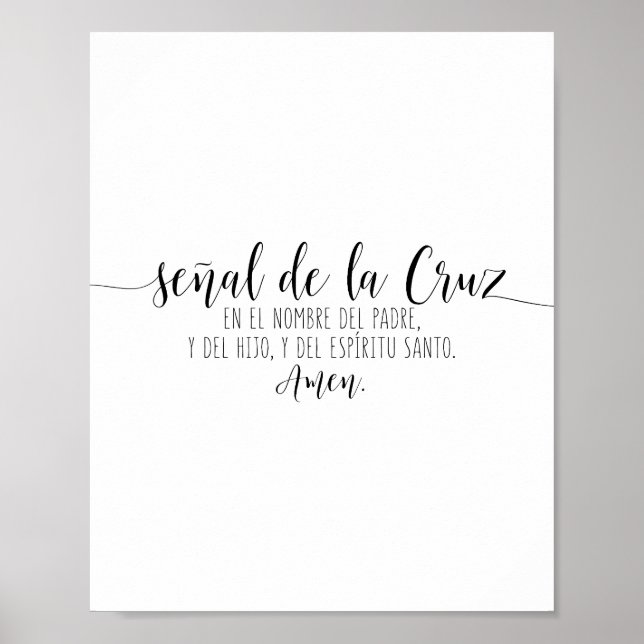Poster Señal De La Cruz. En El Nombre Del Padre (Devant)