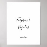 Póster Sencillo de Tarjetas y Regalos