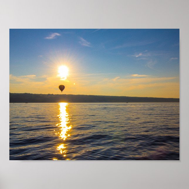 Poster Seneca Lake, New York (Devant)