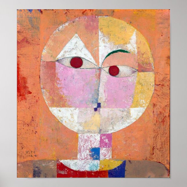 Poster Senecio, Paul Klee (Devant)