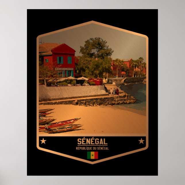 Poster Sénégal (Devant)