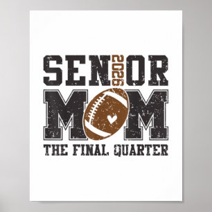 Poster Senior Football Maman Football Mama Jeu Jour Cl De