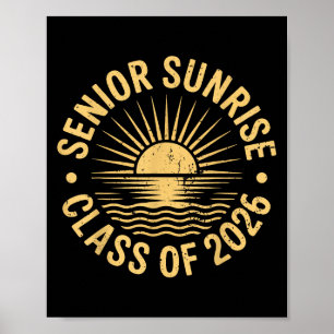 Poster Senior Sunrise 2026 Cl Of 2026 Graduation High Sch
