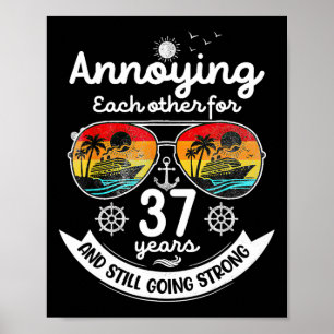 Poster S'ennuyer mutuellement 37 ans 37e anniversaire de 