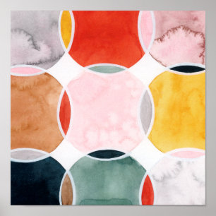 Poster Sensal - Motif circulaire