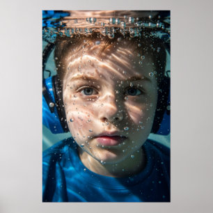 Poster Sensation de voyage pour les garçons autistes sous