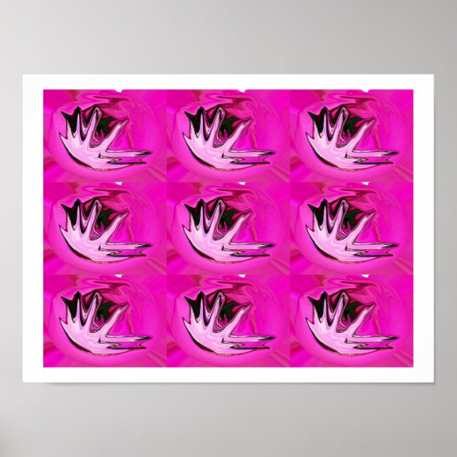 Poster Sensations roses (Devant)
