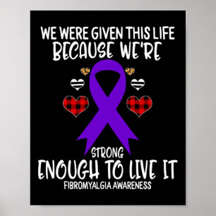 Poster Sensibilisation à la fibromyalgie vu la vie parce