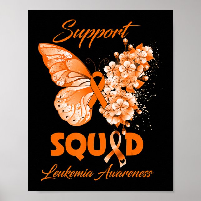 Poster Sensibilisation à la leucémie de l'équipe de souti (Devant)