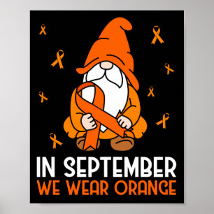 Poster Sensibilisation À La Leucémie En Septembre Nous Po