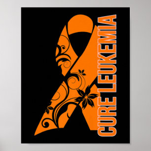 Poster Sensibilisation à la leucémie. Mois de sensibilisa