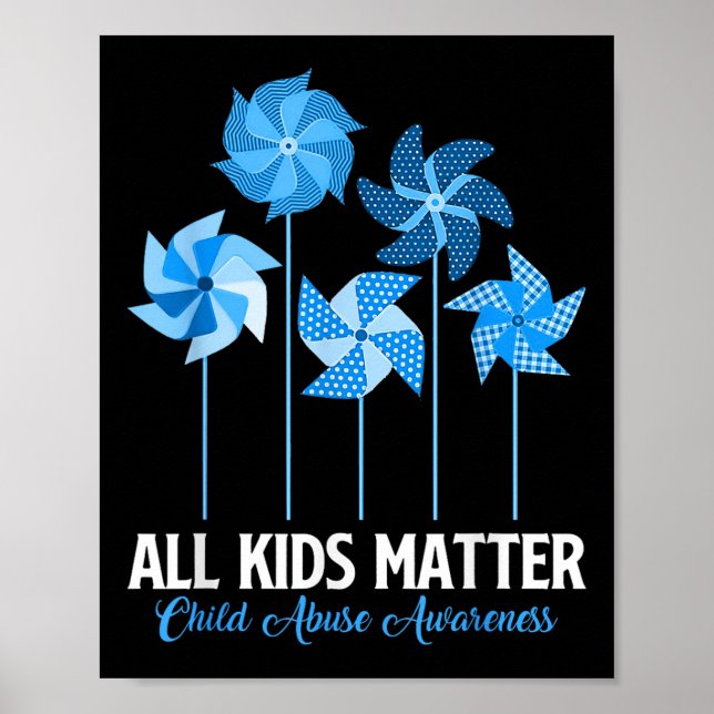 Poster Sensibilisation à la maltraitance des enfants Pinw (Devant)
