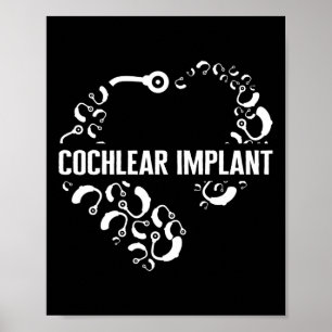 Poster Sensibilisation à la perte auditive Amour Cochléai