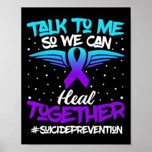 Poster Sensibilisation à la prévention du suicide 988 Sou