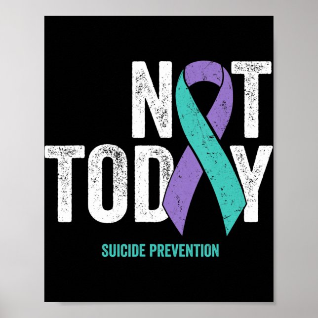 Poster Sensibilisation à la prévention du suicide - Pas a (Devant)