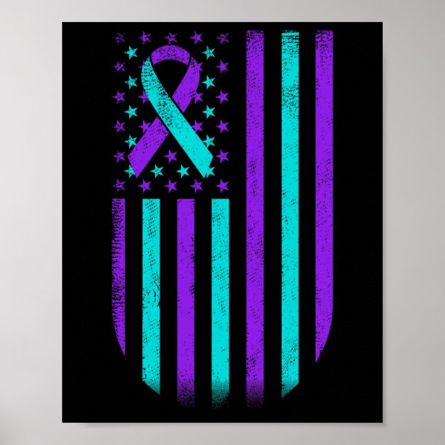 Poster Sensibilisation à la prévention du suicide Soutien (Devant)