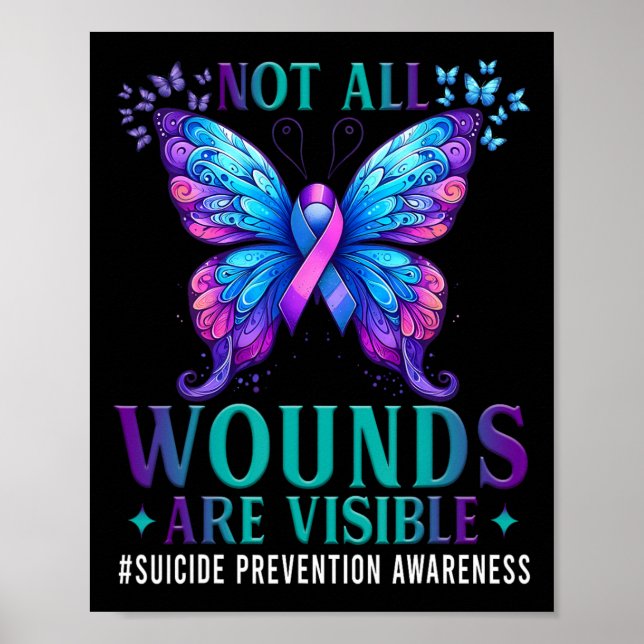 Poster Sensibilisation à la prévention du suicide Toutes  (Devant)