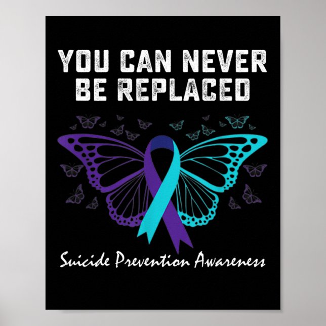 Poster Sensibilisation à la prévention du suicide Vous ne (Devant)
