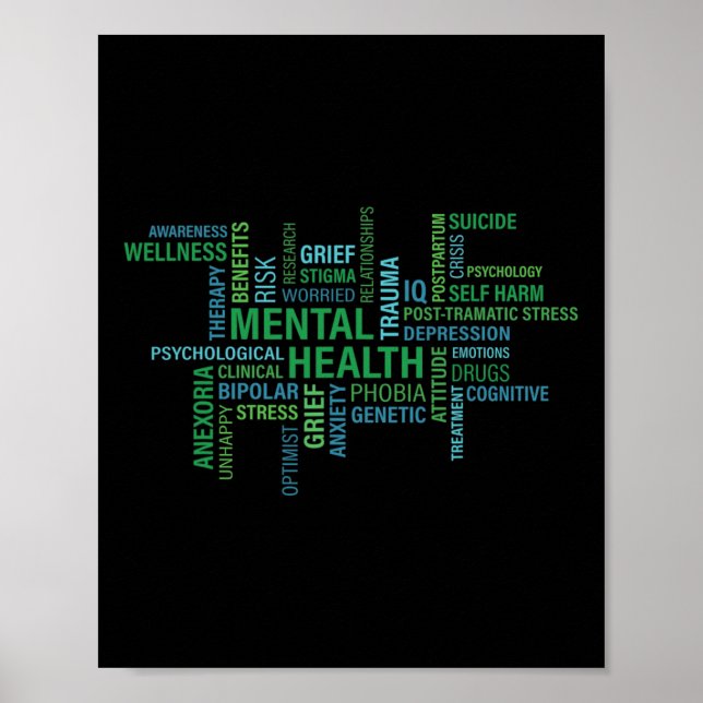 Poster Sensibilisation à la santé mentale (Devant)