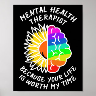 Poster Sensibilisation à la santé mentale.