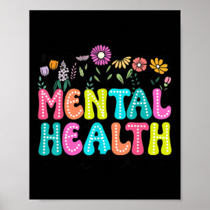 Poster Sensibilisation à la santé mentale Aptitude à la m