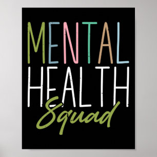 Poster Sensibilisation à la santé mentale de l'Escadron d