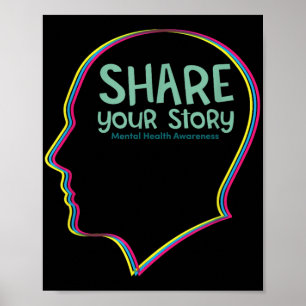 Poster Sensibilisation à la santé mentale Dépression Suic