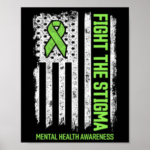 Poster Sensibilisation à la santé mentale Lutter contre l