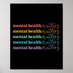 Poster Sensibilisation à la santé mentale Sensibilisation