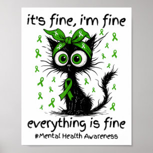 Poster Sensibilisation À La Santé Mentale Son Im Bien Par