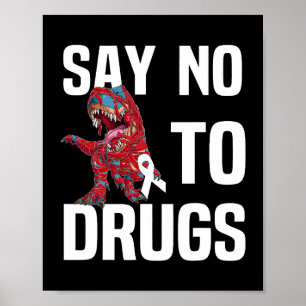 Poster Sensibilisation à la semaine du ruban rouge Dites 