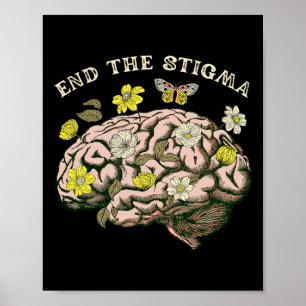 Poster Sensibilisation à la stigmatisation Problèmes de s