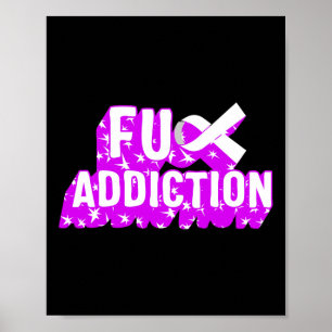 Poster Sensibilisation à la surdose de drogue Ruban drogu