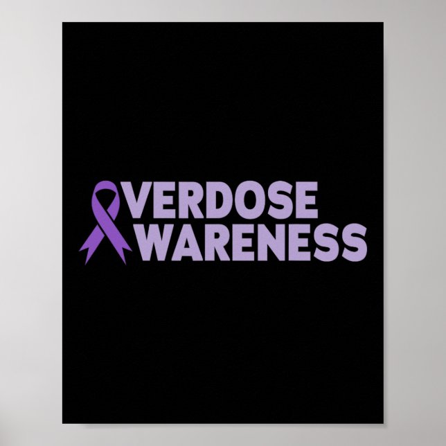 Poster Sensibilisation à la surdose Récupération de la dé (Devant)