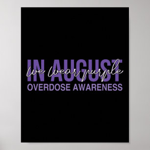 Poster Sensibilisation à la surdose suffisante pour mettr