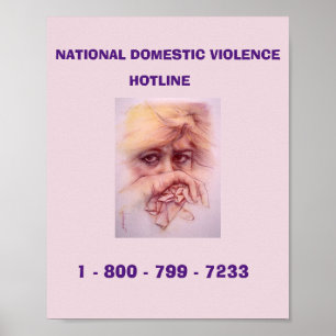 POSTER SENSIBILISATION À LA VIOLENCE DOMESTIQUE
