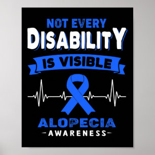 Poster Sensibilisation à l'albopécie - Tous les handicaps
