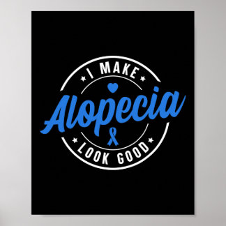 Poster Sensibilisation à l'alopécie Je fais que l'alopéci