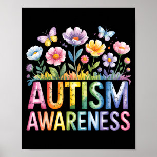 Poster Sensibilisation à l'autisme autiste 