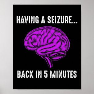 Poster Sensibilisation à l'épilepsie Ayant Crise Epilepti