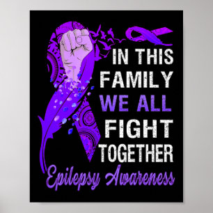 Poster Sensibilisation À L'Épilepsie Dans Cette Famille Q