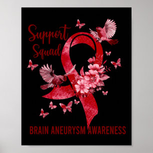 Poster Sensibilisation à l'neurysme cérébral des escadron