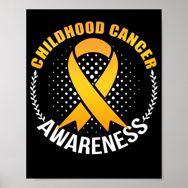 Poster Sensibilisation au cancer chez les enfants (Devant)