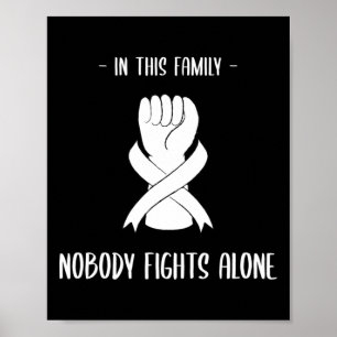 Poster Sensibilisation au cancer dans cette famille perso