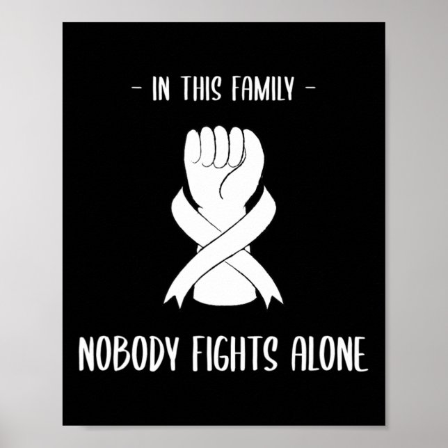 Poster Sensibilisation au cancer dans cette famille perso (Devant)