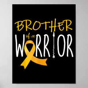 Poster Sensibilisation au cancer de l'enfant frère d'un g