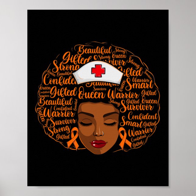 Poster Sensibilisation au cancer du sang Soins infirmiers (Devant)
